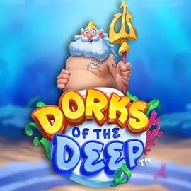 Dorks of the Deep slot logo by Hacksaw Gaming at Maxispin CasinoDorks of the Deep