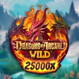 Dragons of Arcane Wild by Foxium, showcased at maxisspins.nl – game logo