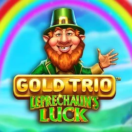 Gold Trio Leprechaun's Luck logo – Slots by Playtech at Maxispin Casino