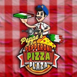 Official Slots logo: Peppe’s Pepperoni Pizza Plaza by Pragmatic Play at Maxispin Casino