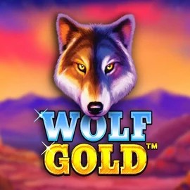 Wolf Gold slot logo by Pragmatic Play at Maxispin Casino